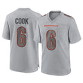 My Store C.Bengals #6 Brian Cook Player Gray Atmosphere Fashion Game Stitched Jerseys