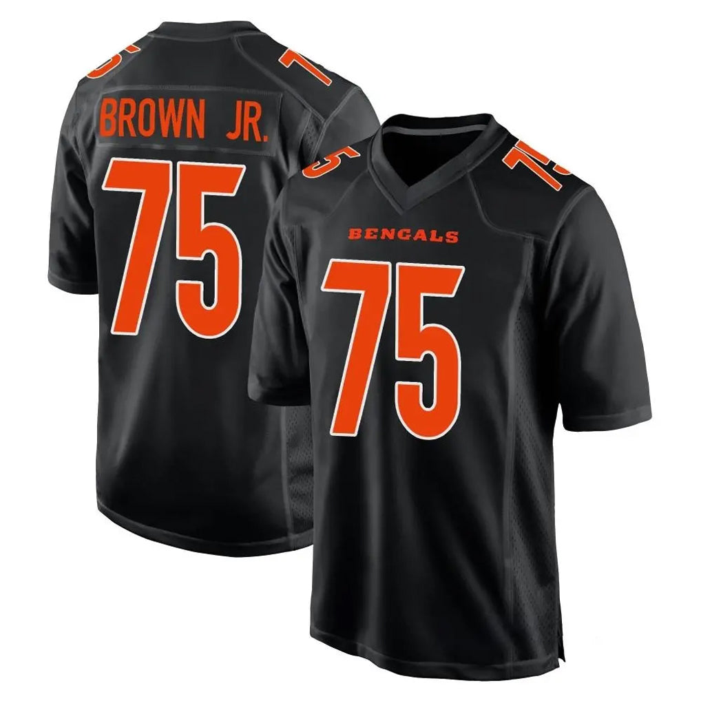My Store C.Bengals #75 Orlando Brown Jr. Player Black Fashion Game Stitched Jerseys