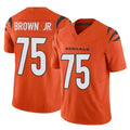 My Store C.Bengals #75 Orlando Brown Jr. Player Orange Vapor F.U.S.E. Limited Home Game Stitched Jerseys
