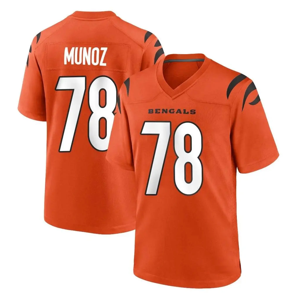 My Store C.Bengals #78 Anthony Munoz Player Orange Home Game Stitched Jerseys