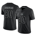 My Store C.Bengals #80 Andrei Iosivas Player Black Reflective Limited Game Stitched Jerseys