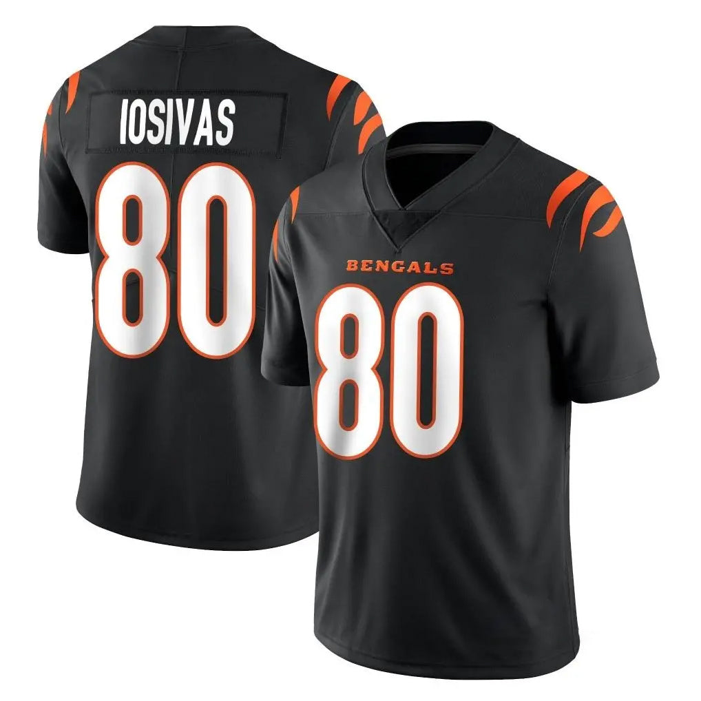 My Store C.Bengals #80 Andrei Iosivas Player Black Vapor Untouchable Limited Home Game Stitched Jerseys