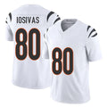 My Store C.Bengals #80 Andrei Iosivas Player White Vapor F.U.S.E. Limited Home Game Stitched Jerseys