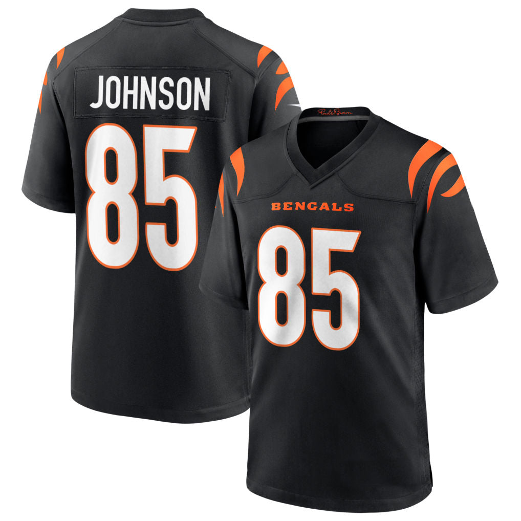 My Store C.Bengals #85 Chad Johnson Player Black Home Game Stitched Jerseys
