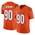 My Store C.Bengals #90 Kris Jenkins Jr Player Orange Vapor F.U.S.E. Limited Home Game Stitched Jerseys