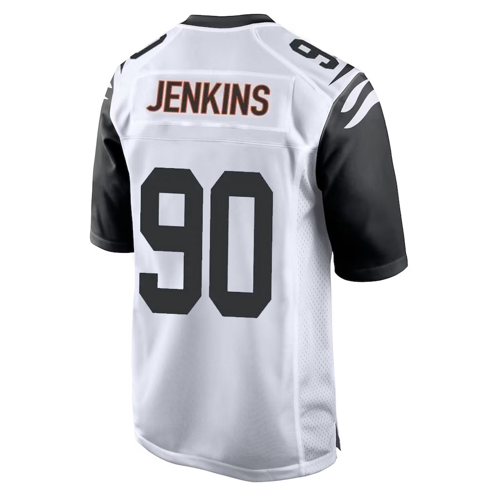 My Store C.Bengals #90 Kris Jenkins Jr Player White Alternate Home Game Stitched Jerseys