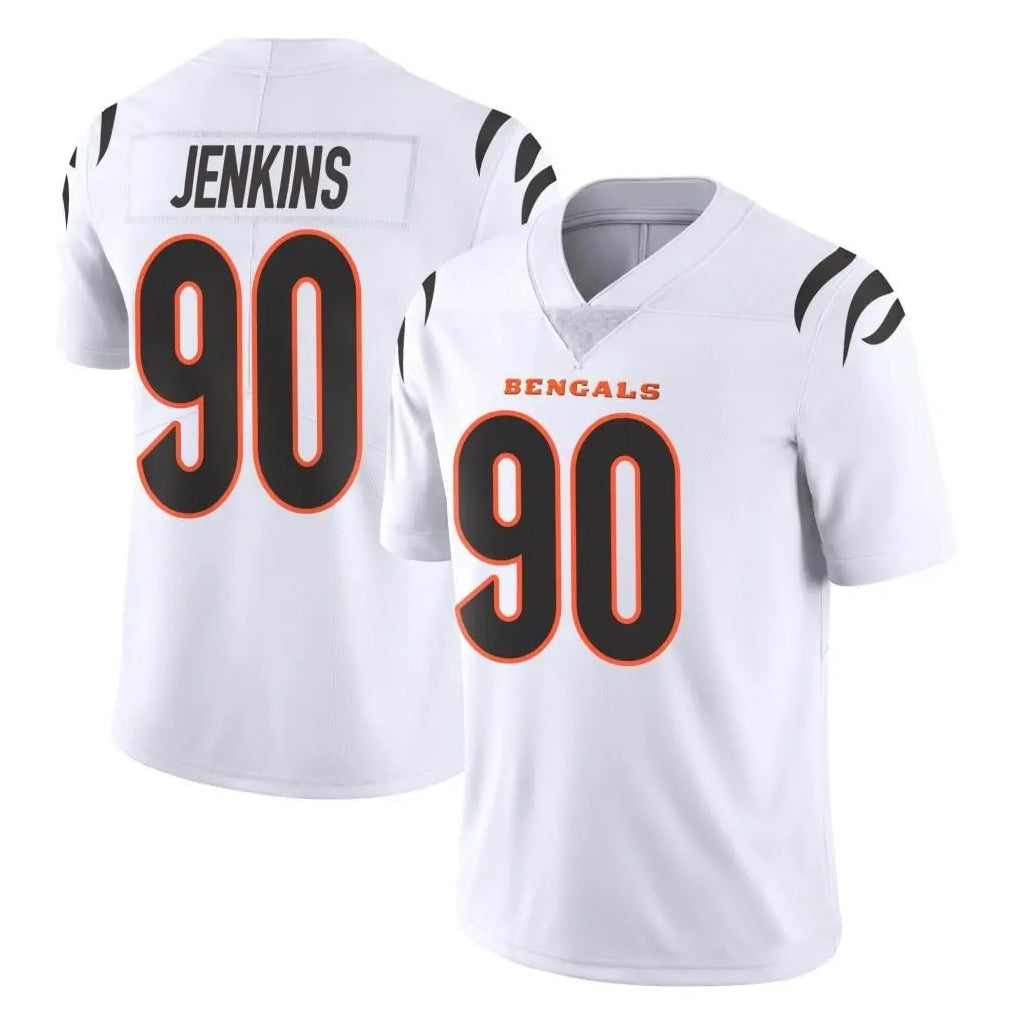 My Store C.Bengals #90 Kris Jenkins Jr Player White Vapor Untouchable Limited Home Game Stitched Jerseys