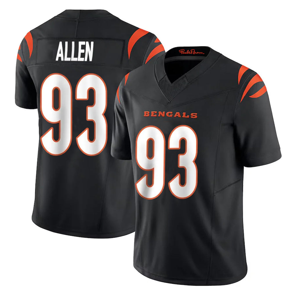 My Store C.Bengals #93 Jonathan Allen Player Black Vapor F.U.S.E. Limited Home Game Stitched Jerseys
