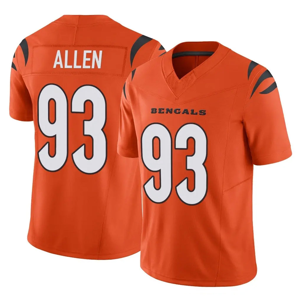 My Store C.Bengals #93 Jonathan Allen Player Orange Vapor F.U.S.E. Limited Home Game Stitched Jerseys