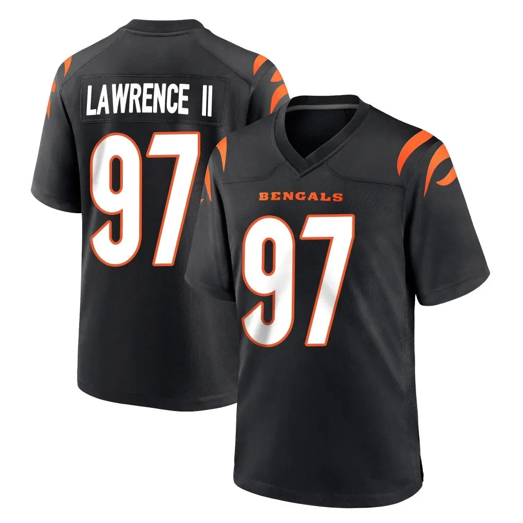 My Store C.Bengals #97 Dexter Lawrence II Player Black Home Game Stitched Jerseys