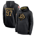 My Store C.Bengals #97 Dexter Lawrence II Player Black Salute to Service Pullover Hoodies Limited Stitched Jerseys