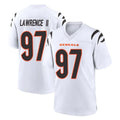 My Store C.Bengals #97 Dexter Lawrence II Player White Home Game Stitched Jerseys