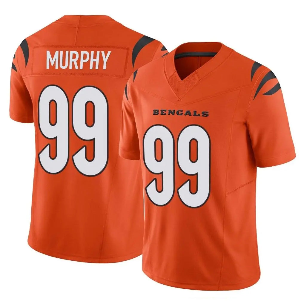 My Store C.Bengals #99 Myles Murphy Player Orange Vapor F.U.S.E. Limited Home Game Stitched Jerseys