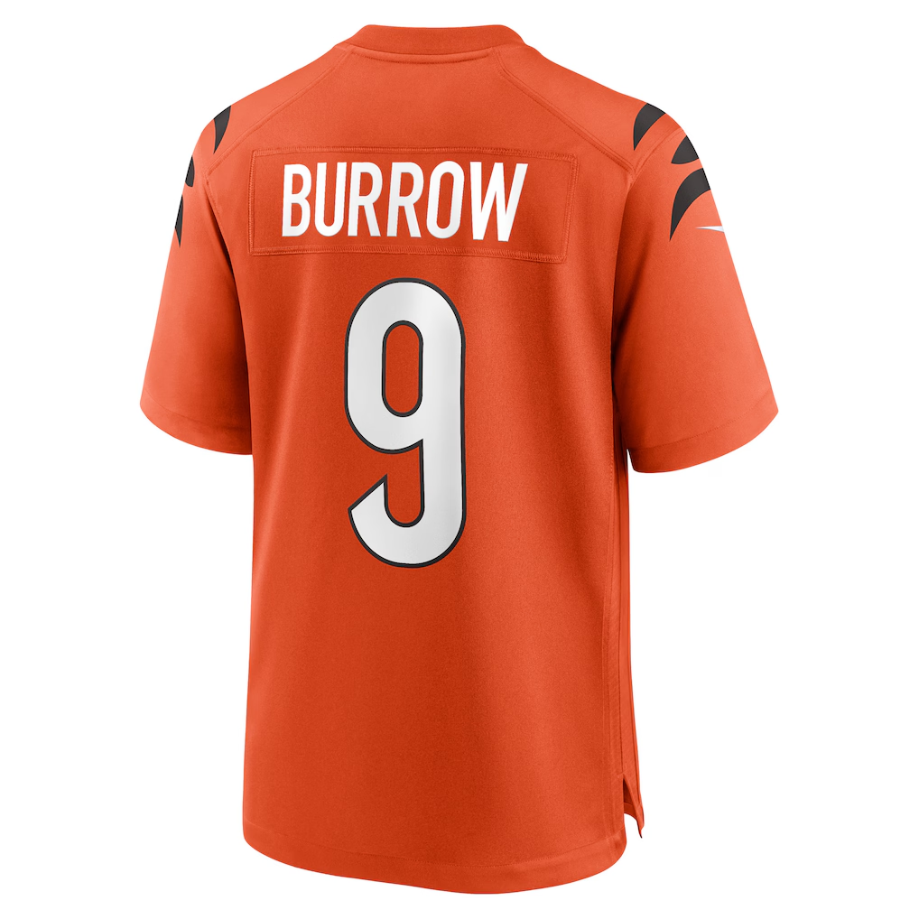My Store C.Bengals #9 Joe Burrow Orange Alternate Game Stitched Jerseys