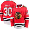 My Store C.Blackhawks #30 Spencer Knight Red Home Breakaway Jerseys