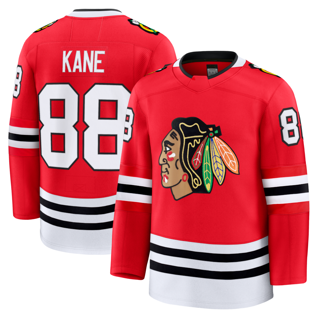 My Store C.Blackhawks #88 Patrick Kane Red Premium Jerseys