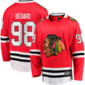 My Store C.Blackhawks #98 Connor Bedard Red Home Breakaway Player Jerseys