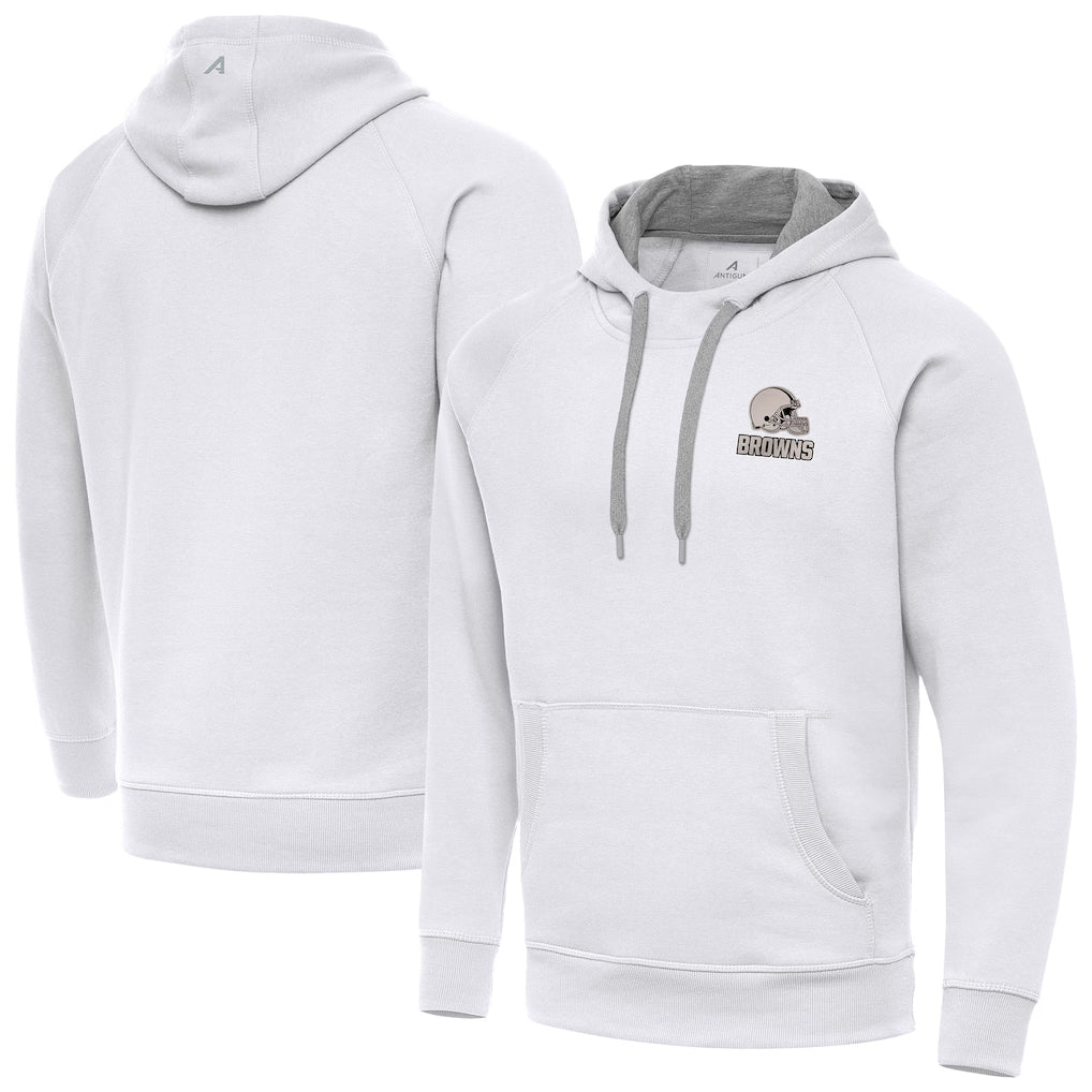 My Store C.Browns White Brushed Carbon Pullover Hoodie Blank Player Limited Stitched Jerseys
