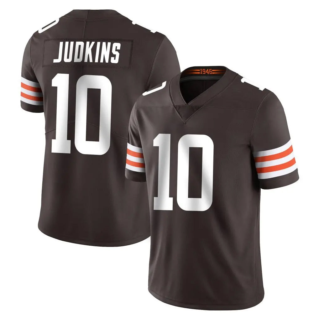 My Store C.Browns #10 Quinshon Judkins Player Brown Color Vapor Untouchable Limited Home Game Stitched Jerseys