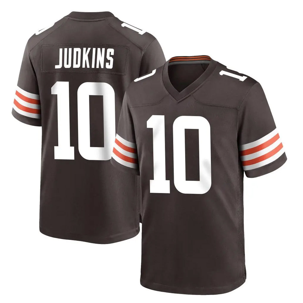 My Store C.Browns #10 Quinshon Judkins Player Brown Home Game Stitched Jerseys