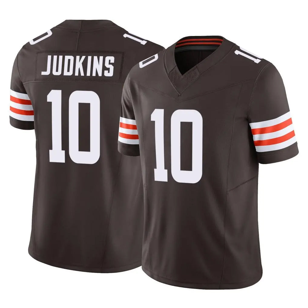 My Store C.Browns #10 Quinshon Judkins Player Brown Vapor F.U.S.E. Limited Home Game Stitched Jerseys