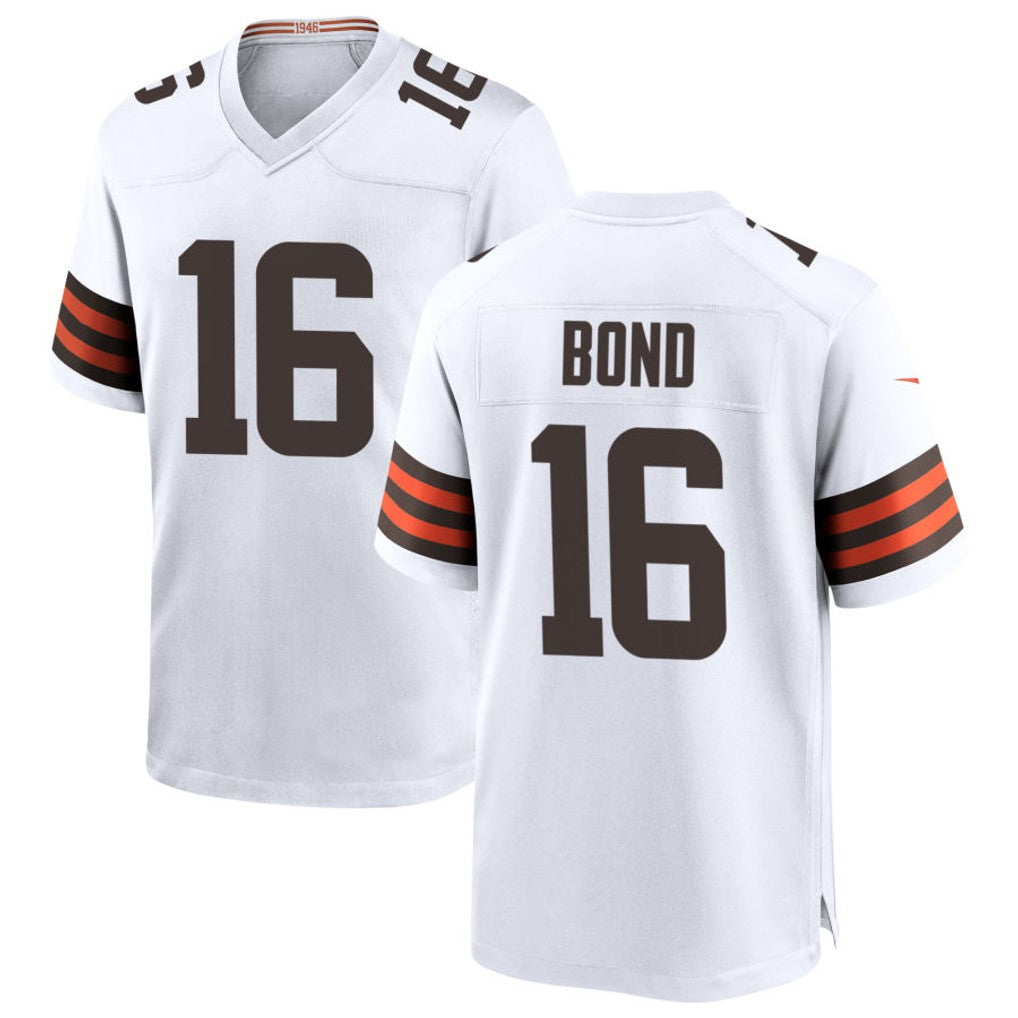 My Store C.Browns #16 Isaiah Bond Player White Home Game Stitched Jerseys