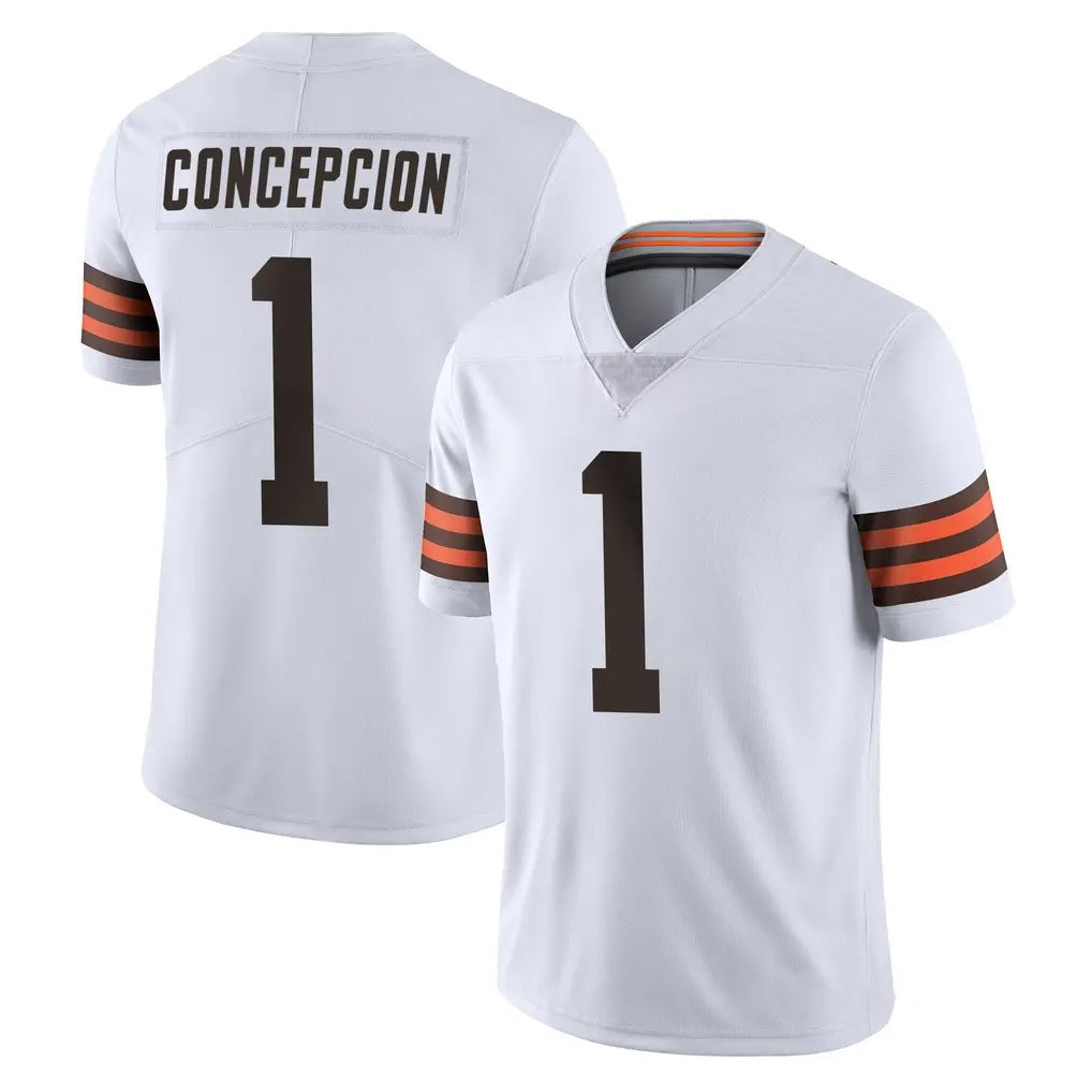 My Store C.Browns #1 KC Concepcion Player White Vapor Untouchable Limited Home Game Stitched Jerseys