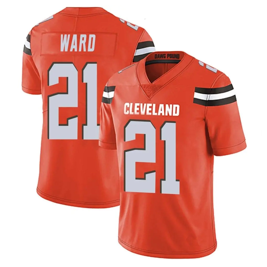 My Store C.Browns #21 Denzel Ward Player Orange Alternate Vapor Untouchable Limited Home Game Stitched Jerseys