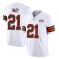 My Store C.Browns #21 Denzel Ward Player White Limited  Vapor 1946 Collection Alternate Game Stitched Jerseys
