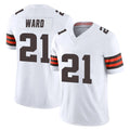 My Store C.Browns #21 Denzel Ward Player White Vapor F.U.S.E. Limited Home Game Stitched Jerseys