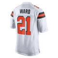 My Store C.Browns #21 Denzel Ward Player White Vapor Limited Home Game Stitched Jerseys