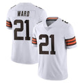 My Store C.Browns #21 Denzel Ward Player White Vapor Untouchable Limited Home Game Stitched Jerseys