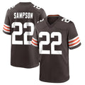 My Store C.Browns #22 Dylan Sampson Player Brown Home Game Stitched Jerseys