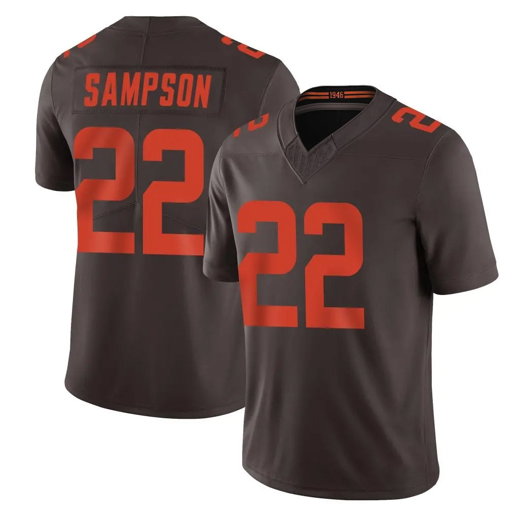 My Store C.Browns #22 Dylan Sampson Player Brown Limited Vapor F.U.S.E. Alternate Game Stitched Jerseys