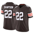 My Store C.Browns #22 Dylan Sampson Player Brown Vapor F.U.S.E. Limited Home Game Stitched Jerseys