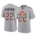 My Store C.Browns #22 Dylan Sampson Player Gray Atmosphere Fashion Game Stitched Jerseys