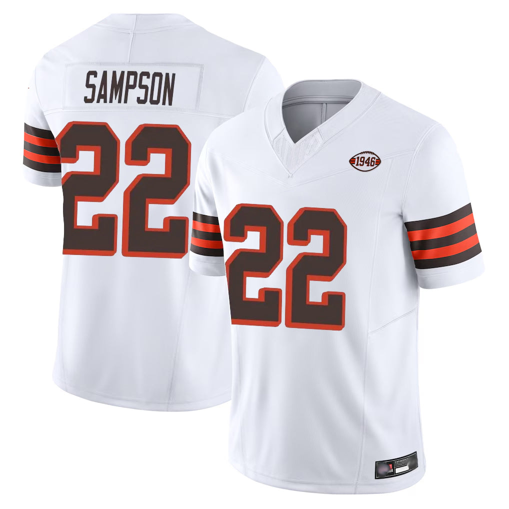 My Store C.Browns #22 Dylan Sampson Player White Limited Vapor F.U.S.E. Alternate Game Stitched Jerseys