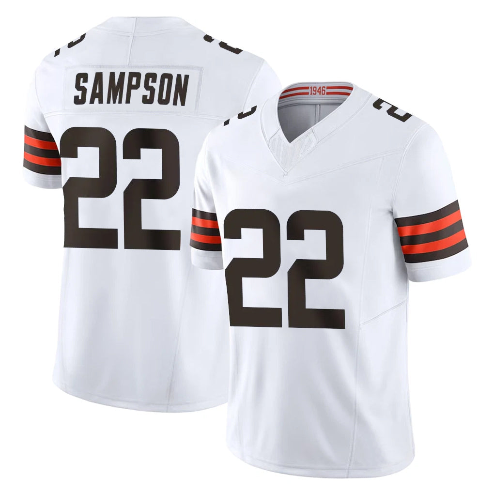 My Store C.Browns #22 Dylan Sampson Player White Vapor F.U.S.E. Limited Home Game Stitched Jerseys
