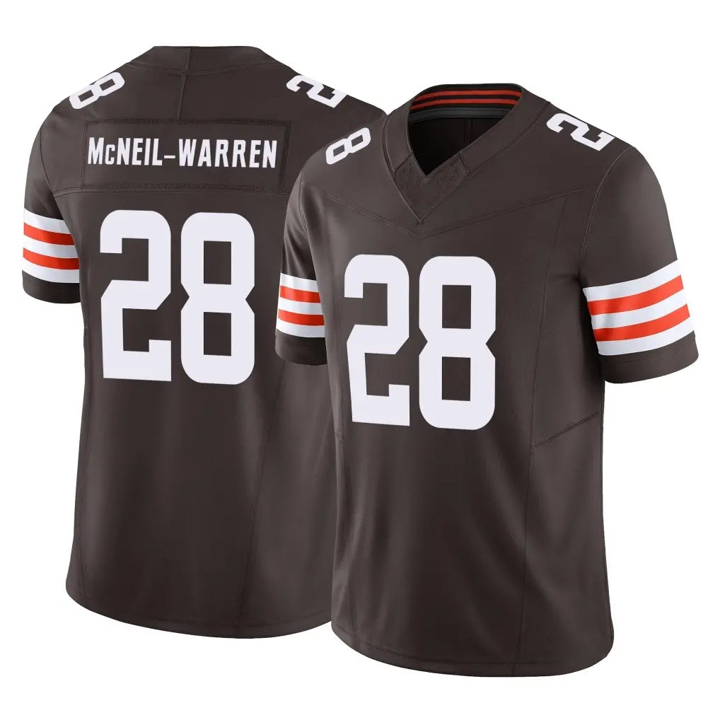My Store C.Browns #28 Emmanuel McNeil-Warren Player Brown Vapor F.U.S.E. Limited Home Game Stitched Jerseys
