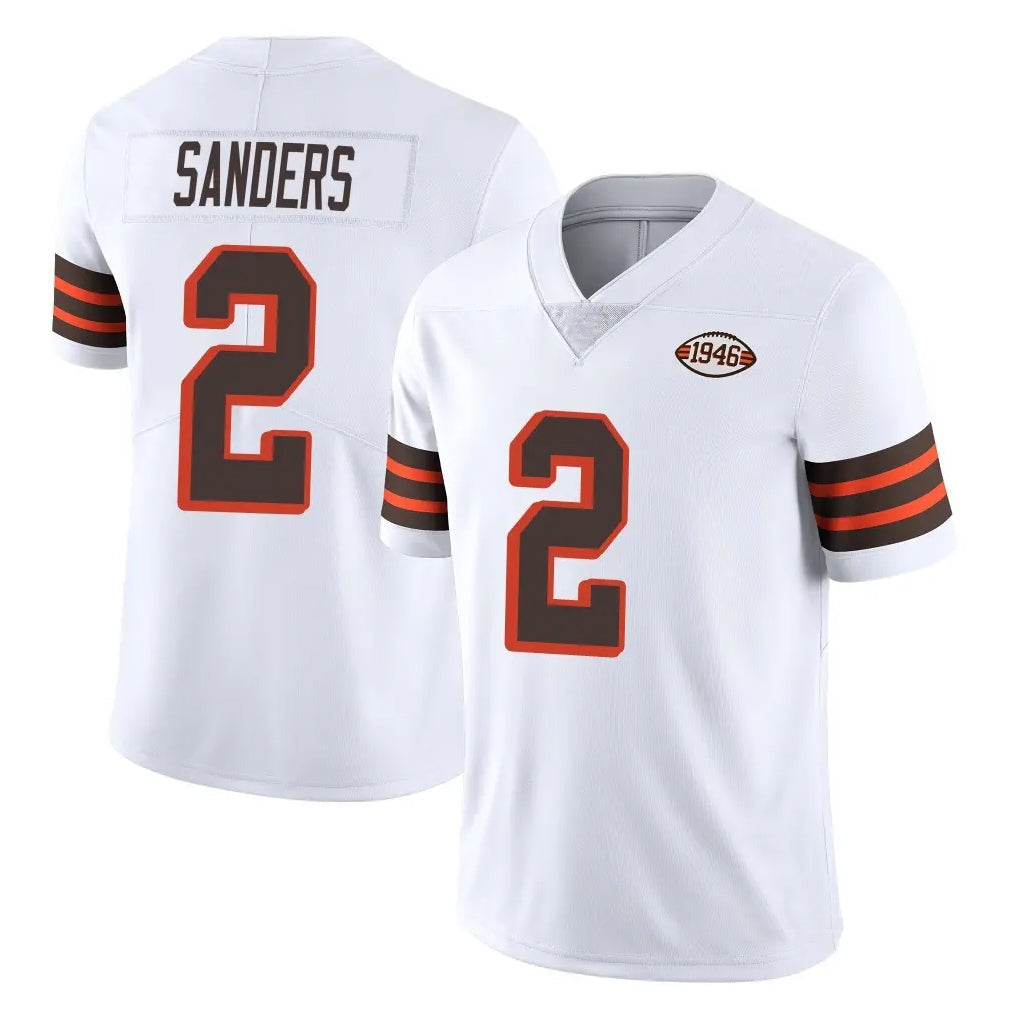 My Store C.Browns #2 Shedeur Sanders Player White Limited  Vapor 1946 Collection Alternate Game Stitched Jerseys
