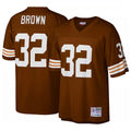 My Store C.Browns #32 Jim Brown Player Brown Mitchell & Ness 1963 Throwback Stitched Jerseys