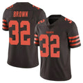 My Store C.Browns #32 Jim Brown Player Browns Color Rush Limited Home Game Stitched Jerseys