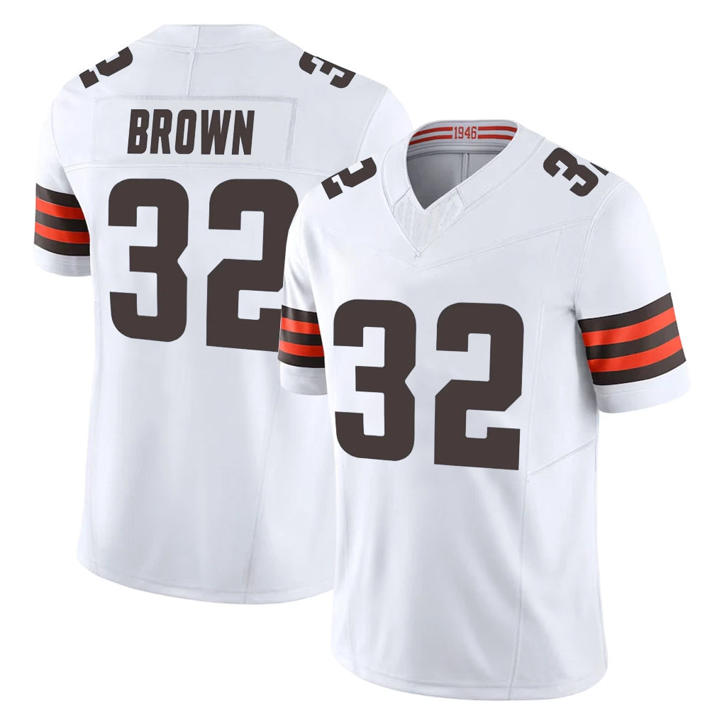 My Store C.Browns #32 Jim Brown Player White Vapor F.U.S.E. Limited Home Game Stitched Jerseys