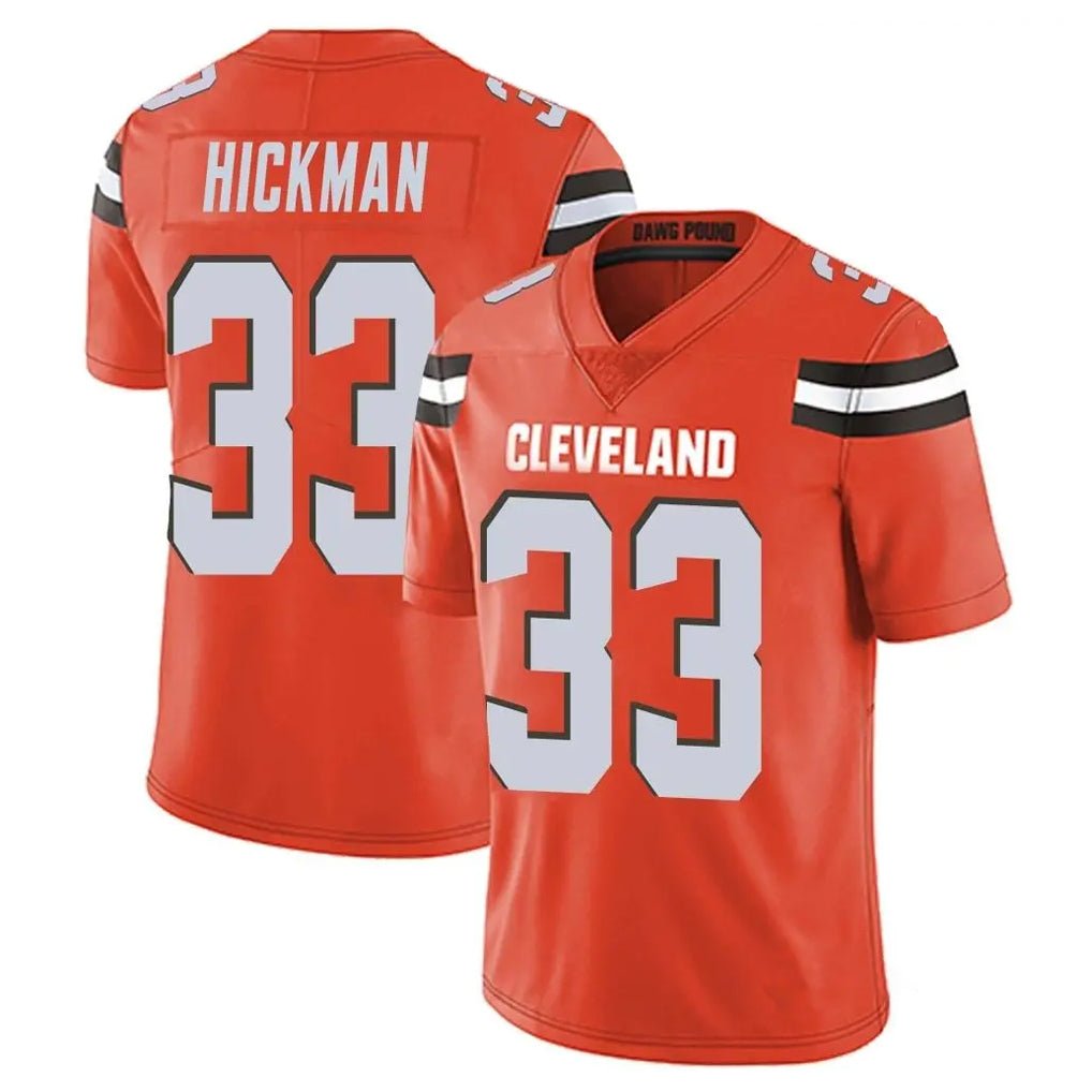 My Store C.Browns #33 Ronnie Hickman Player Orange Alternate Vapor Untouchable Limited Home Game Stitched Jerseys