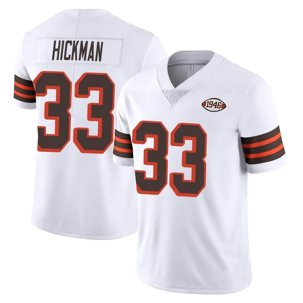 My Store C.Browns #33 Ronnie Hickman Player White Limited  Vapor 1946 Collection Alternate Game Stitched Jerseys
