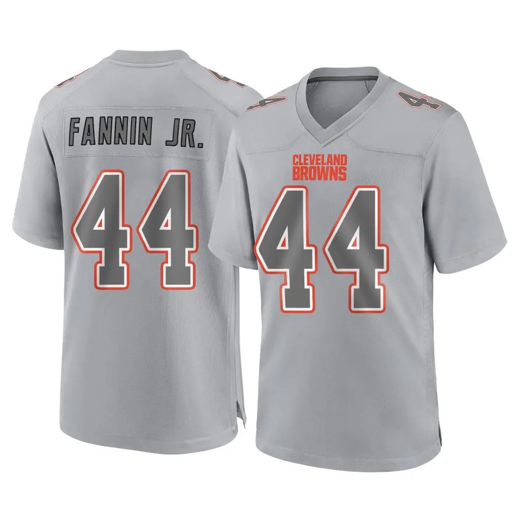 My Store C.Browns #44 Harold Fannin Jr. Player Gray Atmosphere Fashion Game Stitched Jerseys