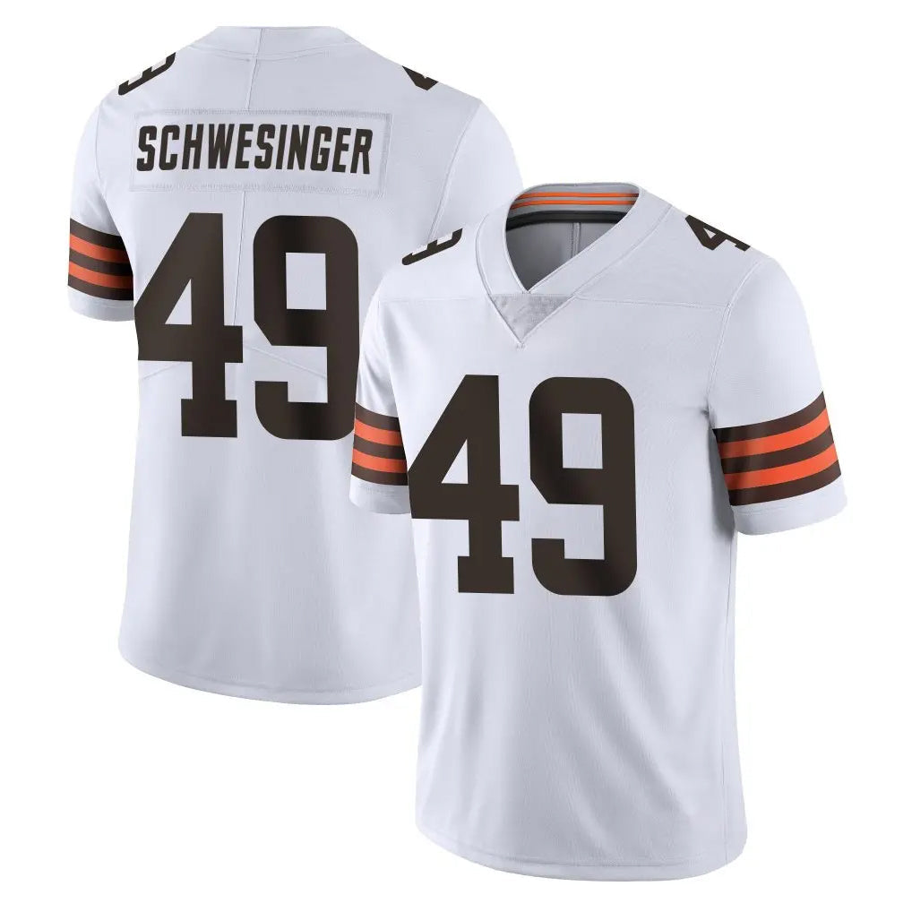 My Store C.Browns #49 Carson Schwesinger Player White Vapor Untouchable Limited Home Game Stitched Jerseys
