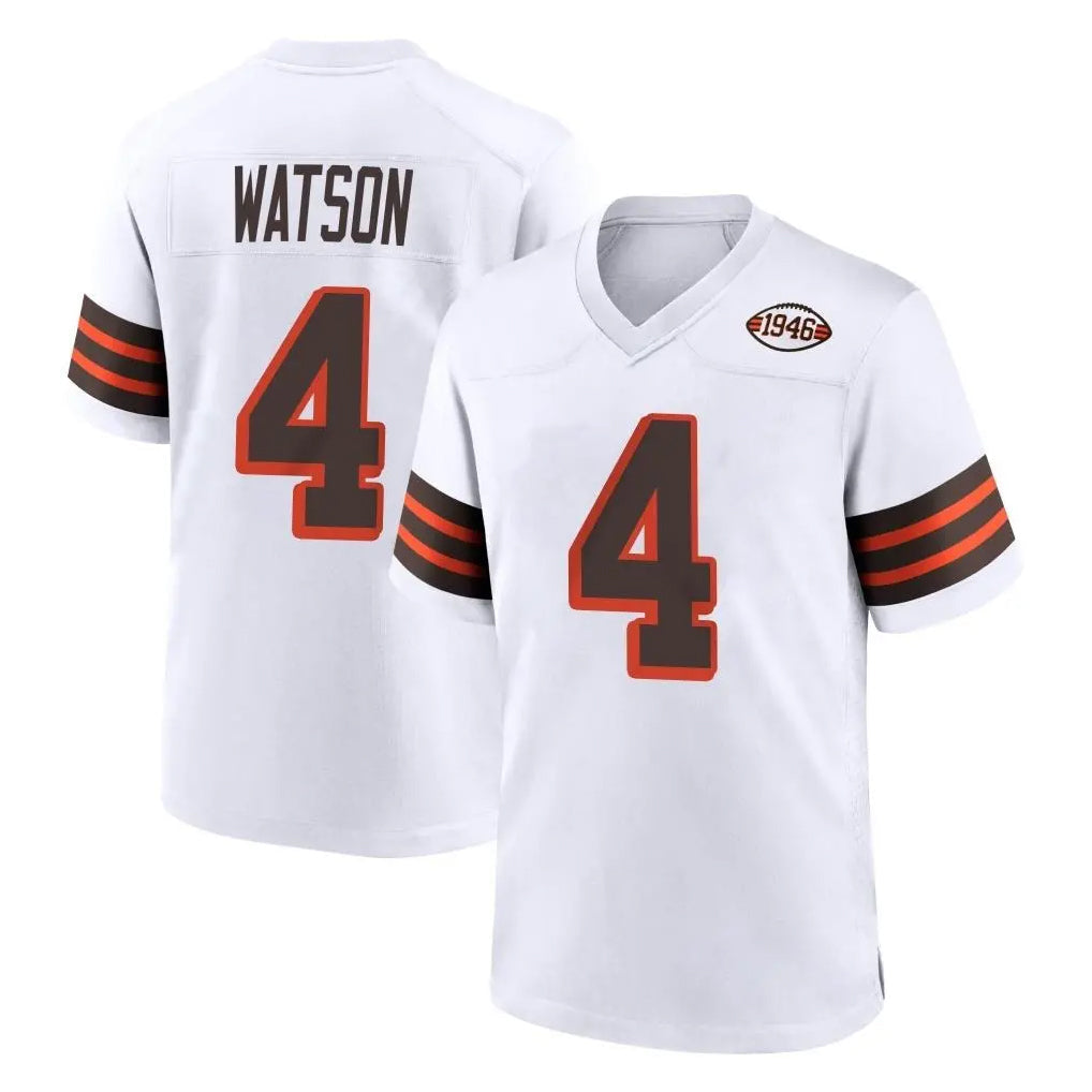 My Store C.Browns #4 Deshaun Watson Player White Alternate Home Game Stitched Jerseys