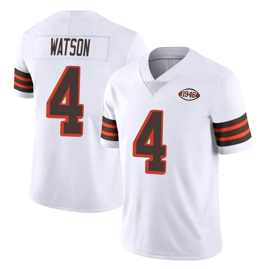My Store C.Browns #4 Deshaun Watson Player White Limited  Vapor 1946 Collection Alternate Game Stitched Jerseys
