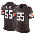 My Store C.Browns #55 Spencer Fano Player Brown Vapor F.U.S.E. Limited Home Game Stitched Jerseys